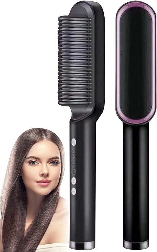 Hair Straightening Comb/brush, Curling Comb Dual-purpose Hair Straightener Styling Comb, Splint Does Not Damage The Inner Buckle For Professional Salon At Home