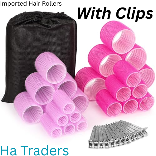 Magic Hair Roller Self-grip Holding Rollers Hairdressing Curlers Hair Design Sticky Cling Style (12 Pcs)