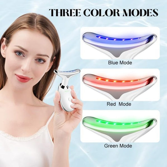 Massager For Face Lifting Facial Massagers Ems Neck Eye Massage Instrument Vibrator Microcurrents Red Light Therapy Anti Wrinkle