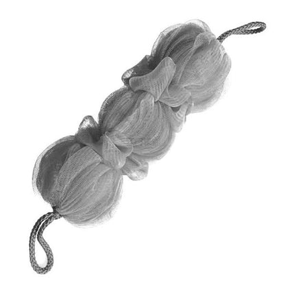 Premium Exfoliating Loofah Sponge – Long Handle Shower Pouf For Body & Back Scrubbing